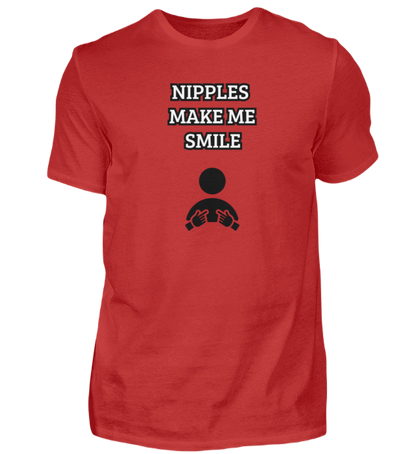 Shirt 'Nipples make me Smile'
