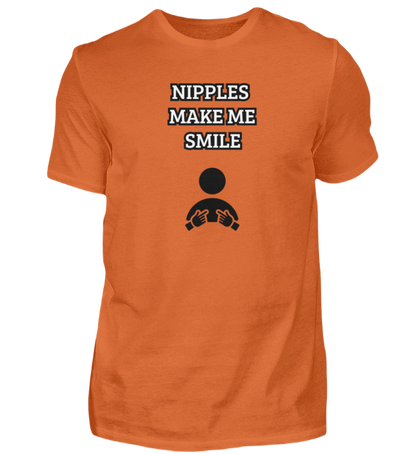 Shirt 'Nipples make me Smile'