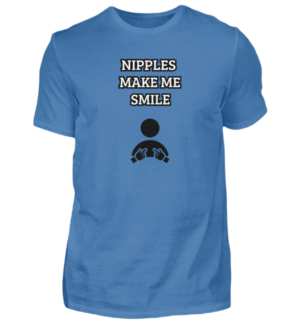 Shirt 'Nipples make me Smile'