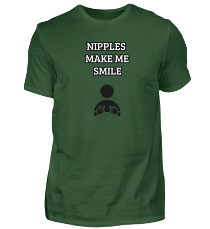 Shirt 'Nipples make me Smile'