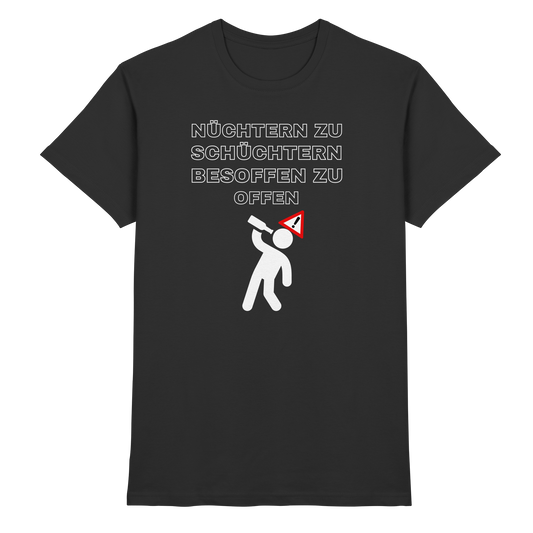 Shirt - 'besoffen zu offen'