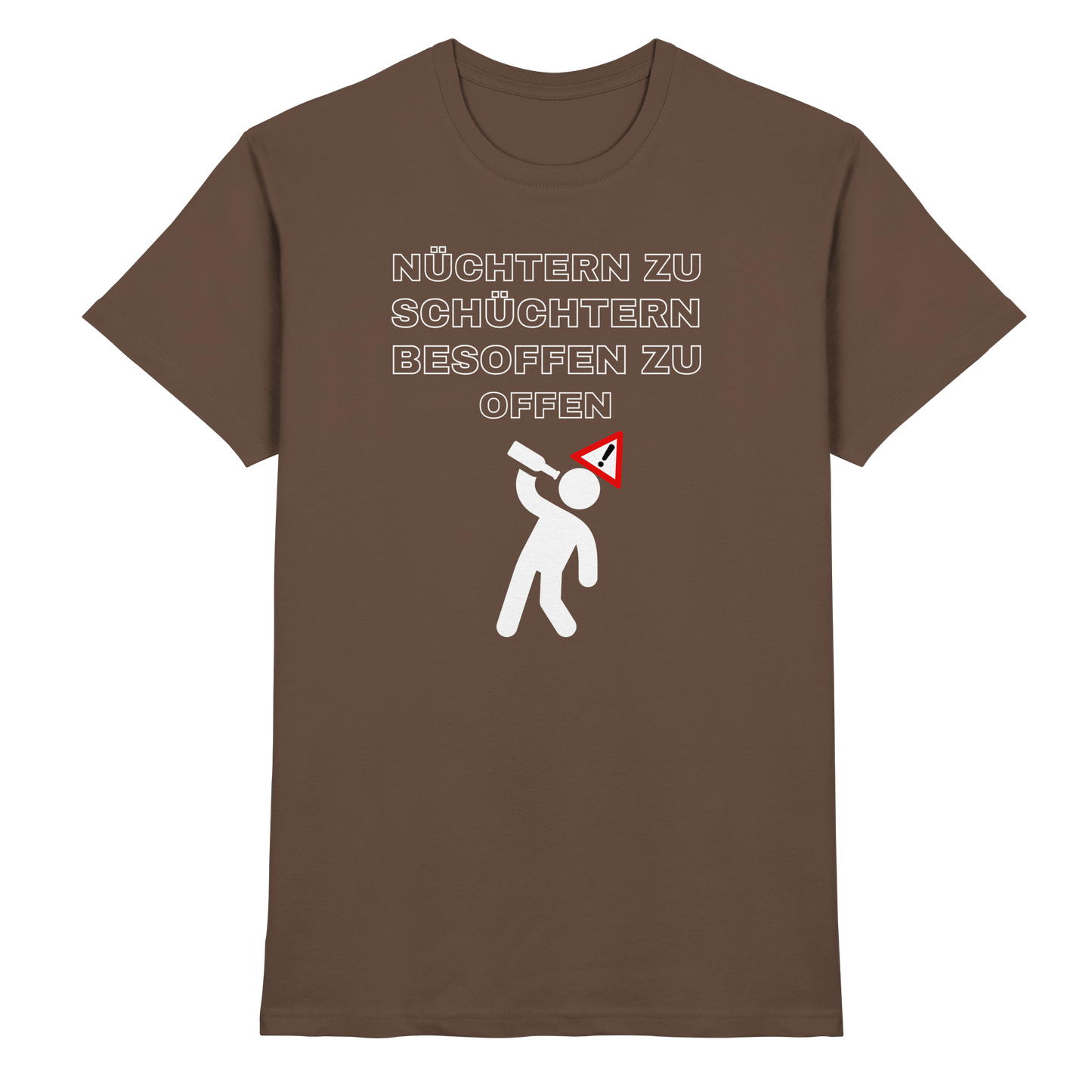 Shirt - 'besoffen zu offen'