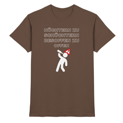 Shirt - 'besoffen zu offen'