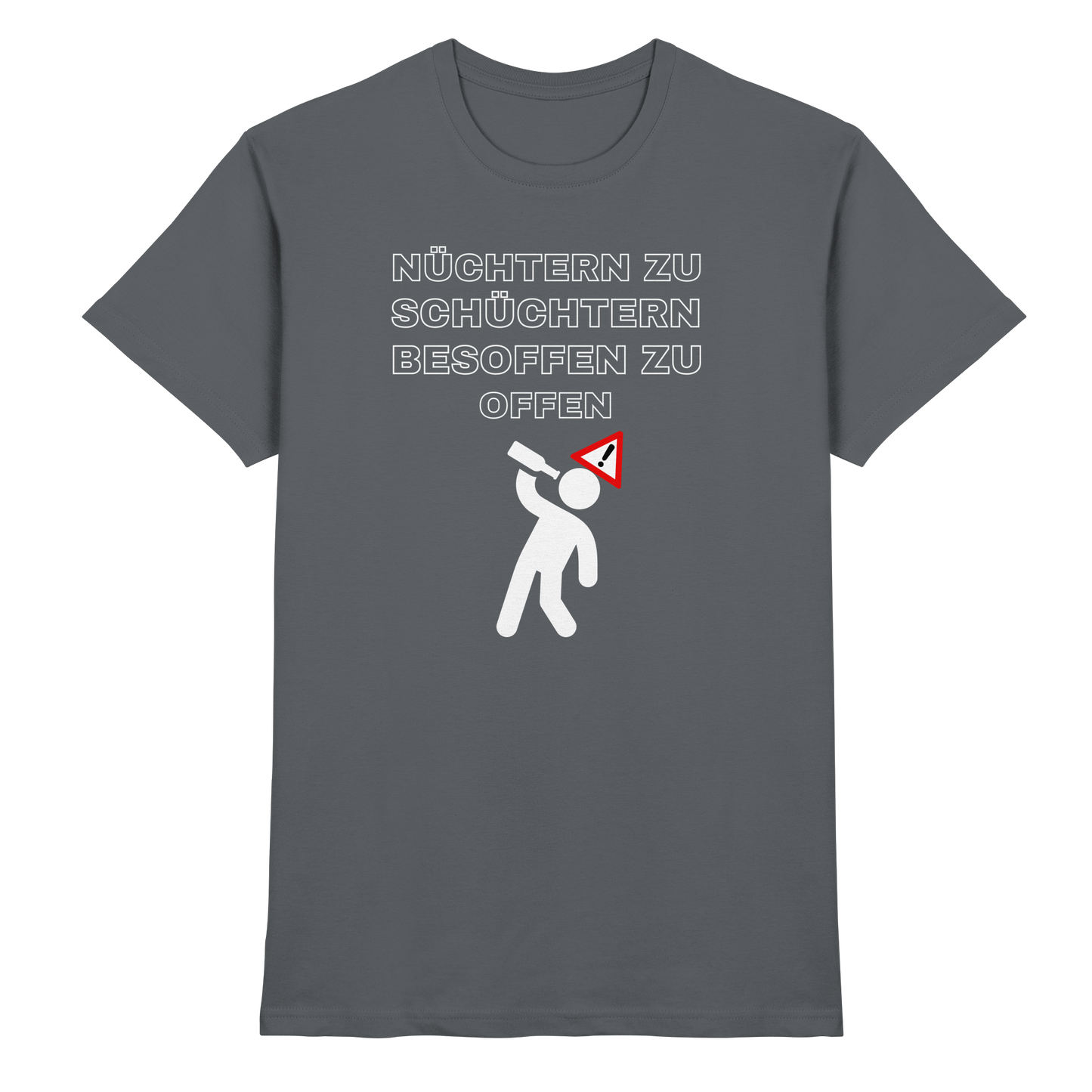 Shirt - 'besoffen zu offen'