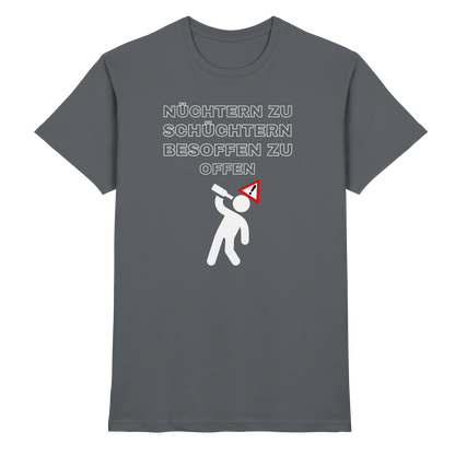 Shirt - 'besoffen zu offen'