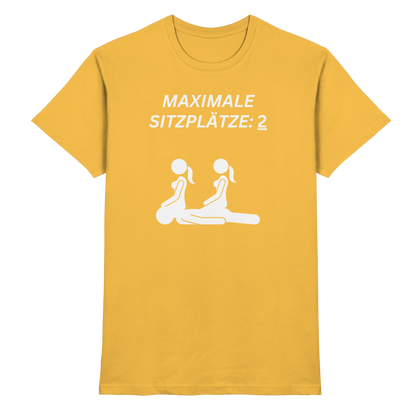 Shirt - 'Maximale Sitzplätze'