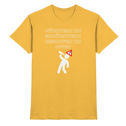 Shirt - 'besoffen zu offen'