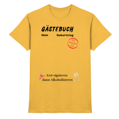 Shirt - 'Gästebuch'