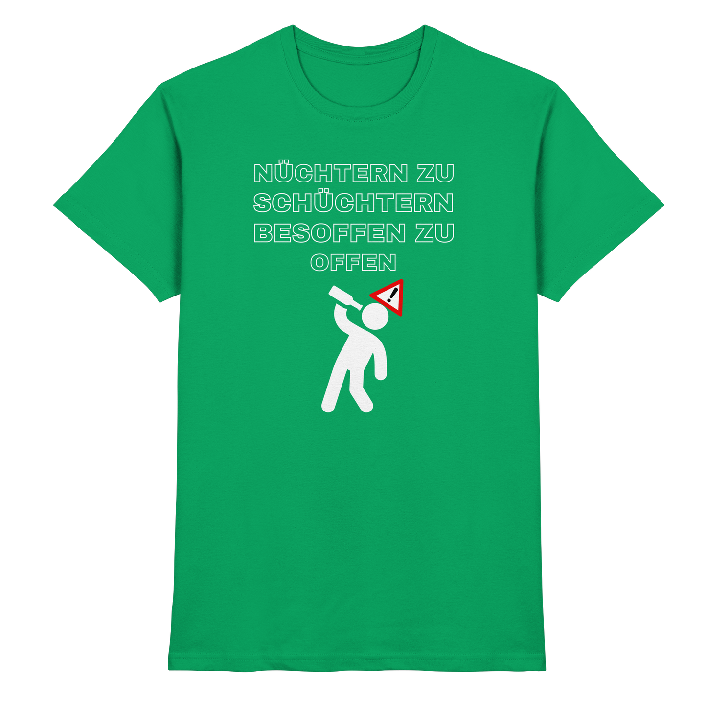 Shirt - 'besoffen zu offen'