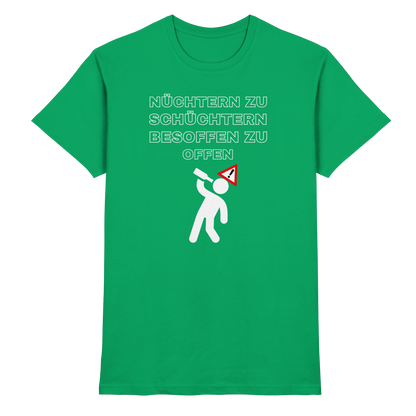 Shirt - 'besoffen zu offen'