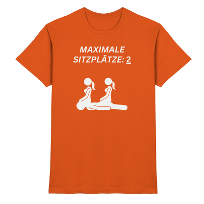 Shirt - 'Maximale Sitzplätze'