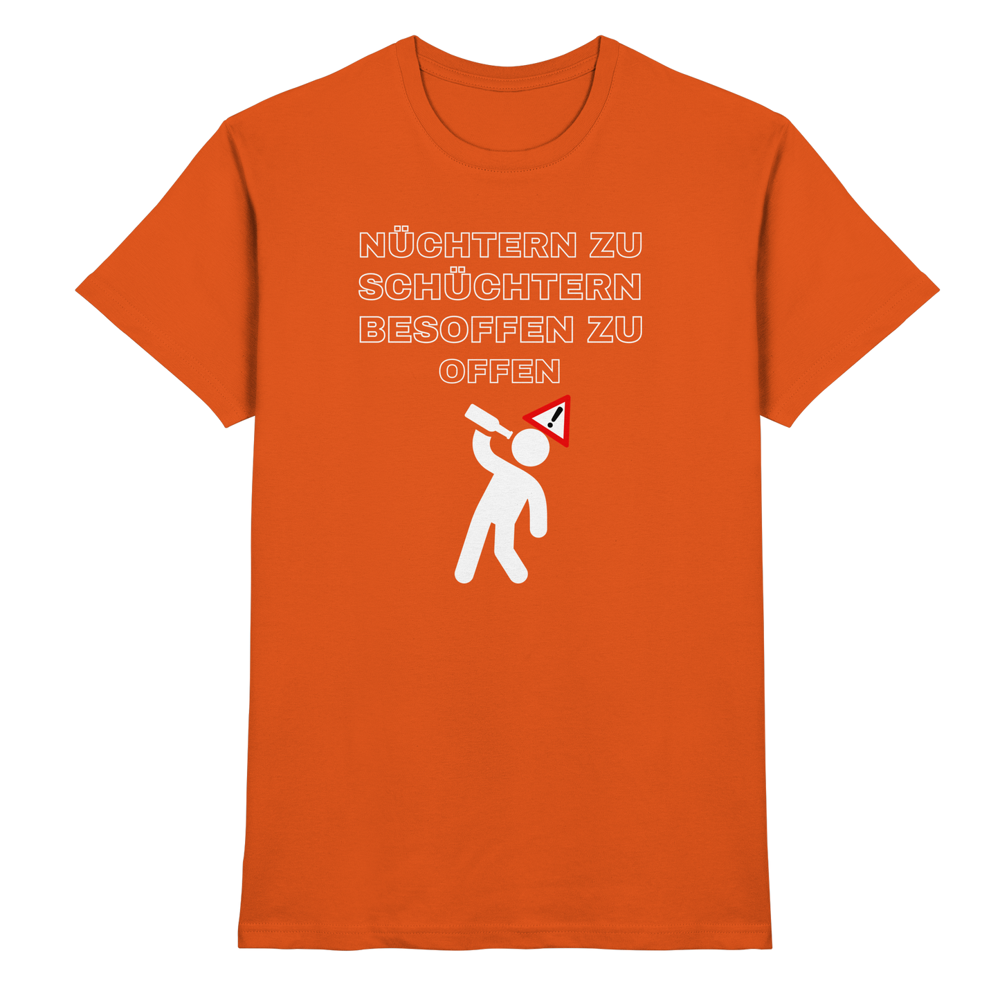 Shirt - 'besoffen zu offen'
