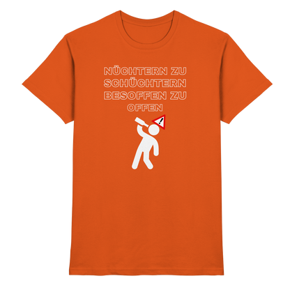 Shirt - 'besoffen zu offen'