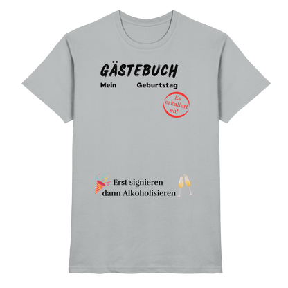 Shirt - 'Gästebuch'