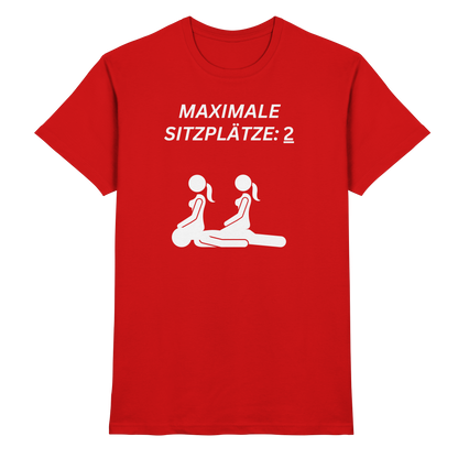 Shirt - 'Maximale Sitzplätze'