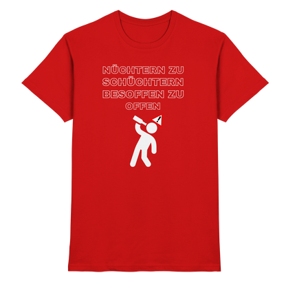 Shirt - 'besoffen zu offen'
