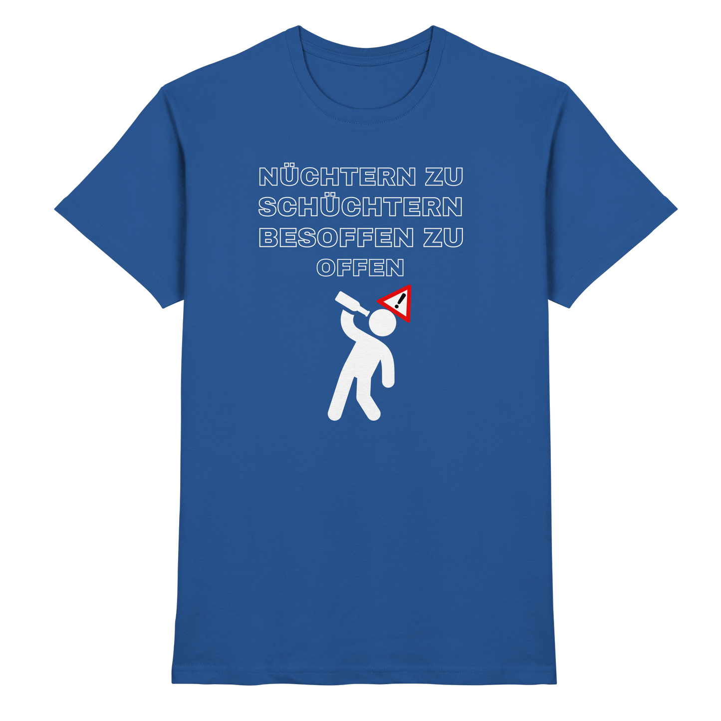 Shirt - 'besoffen zu offen'