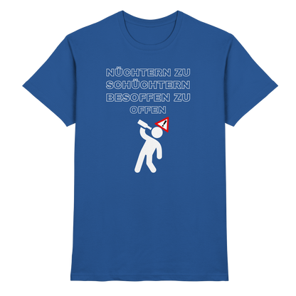 Shirt - 'besoffen zu offen'