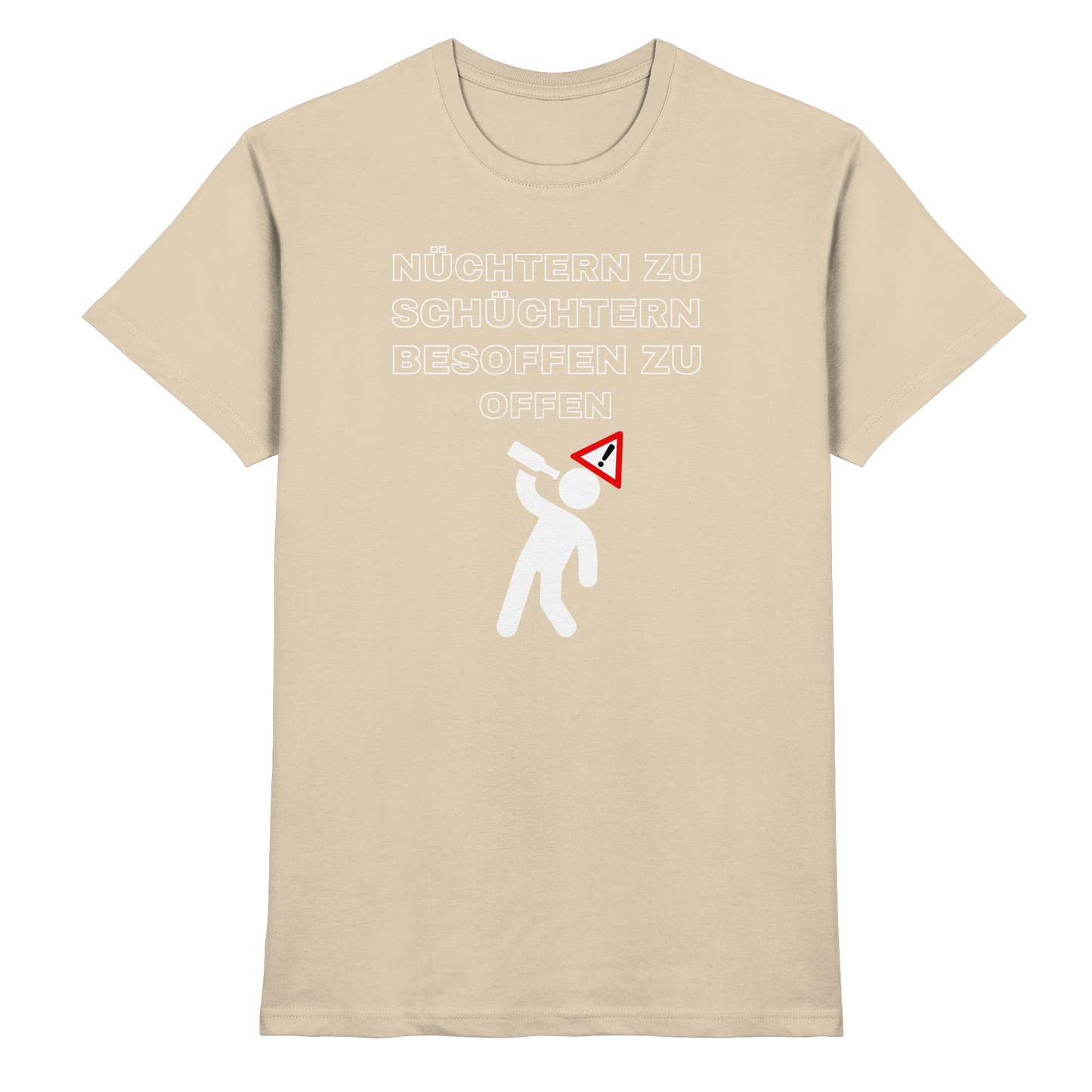 Shirt - 'besoffen zu offen'