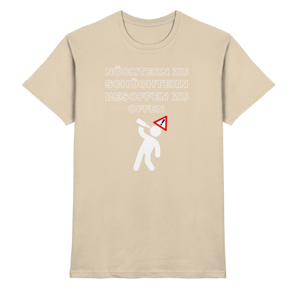 Shirt - 'besoffen zu offen'