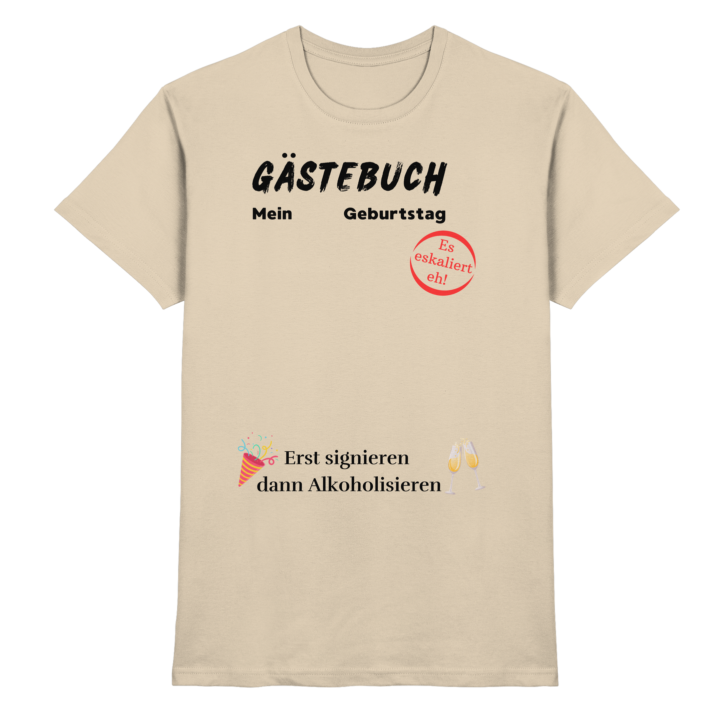 Shirt - 'Gästebuch'