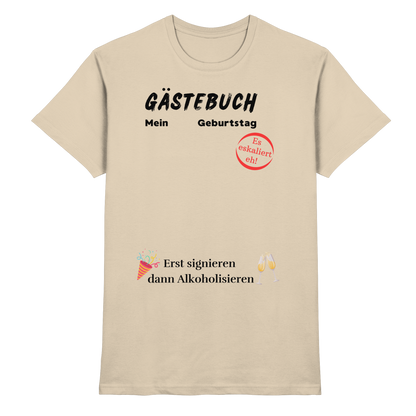 Shirt - 'Gästebuch'