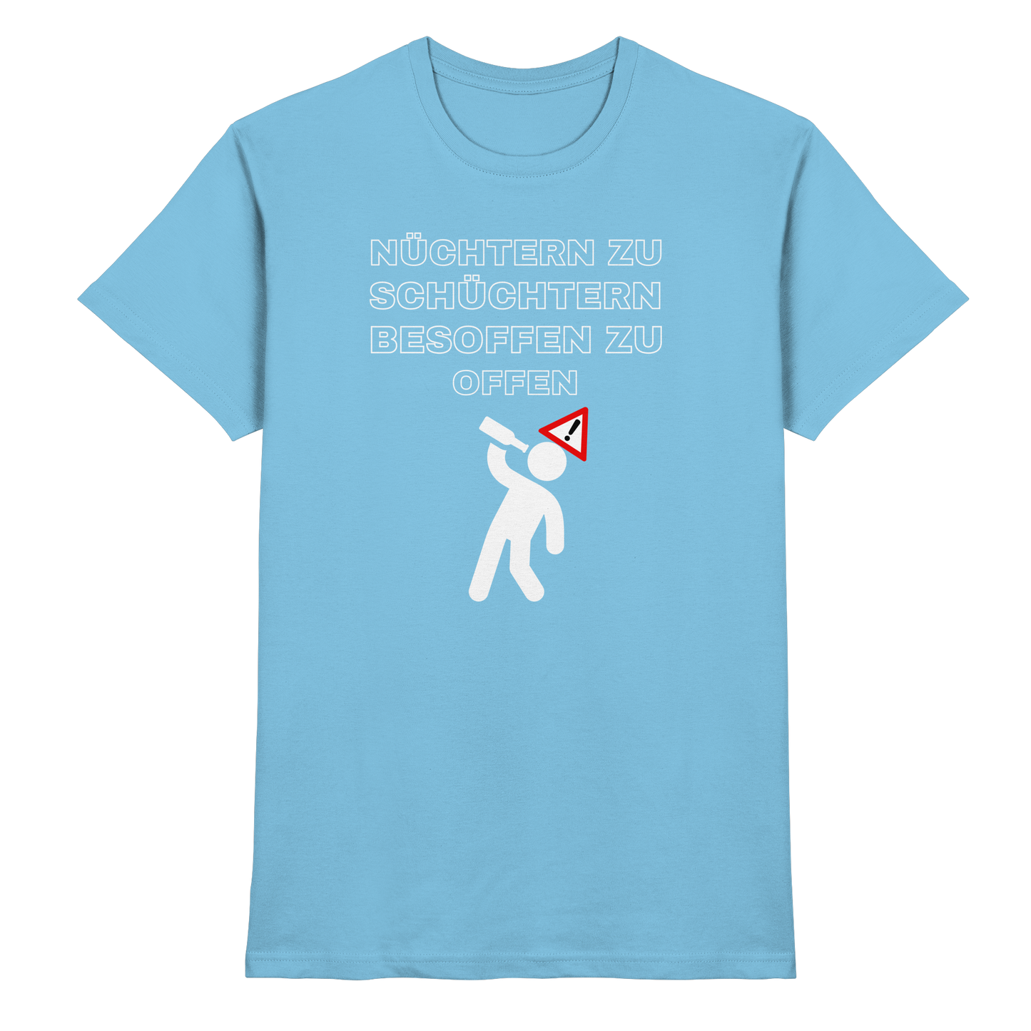 Shirt - 'besoffen zu offen'