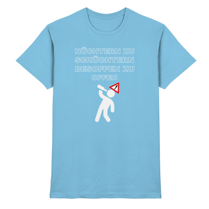 Shirt - 'besoffen zu offen'