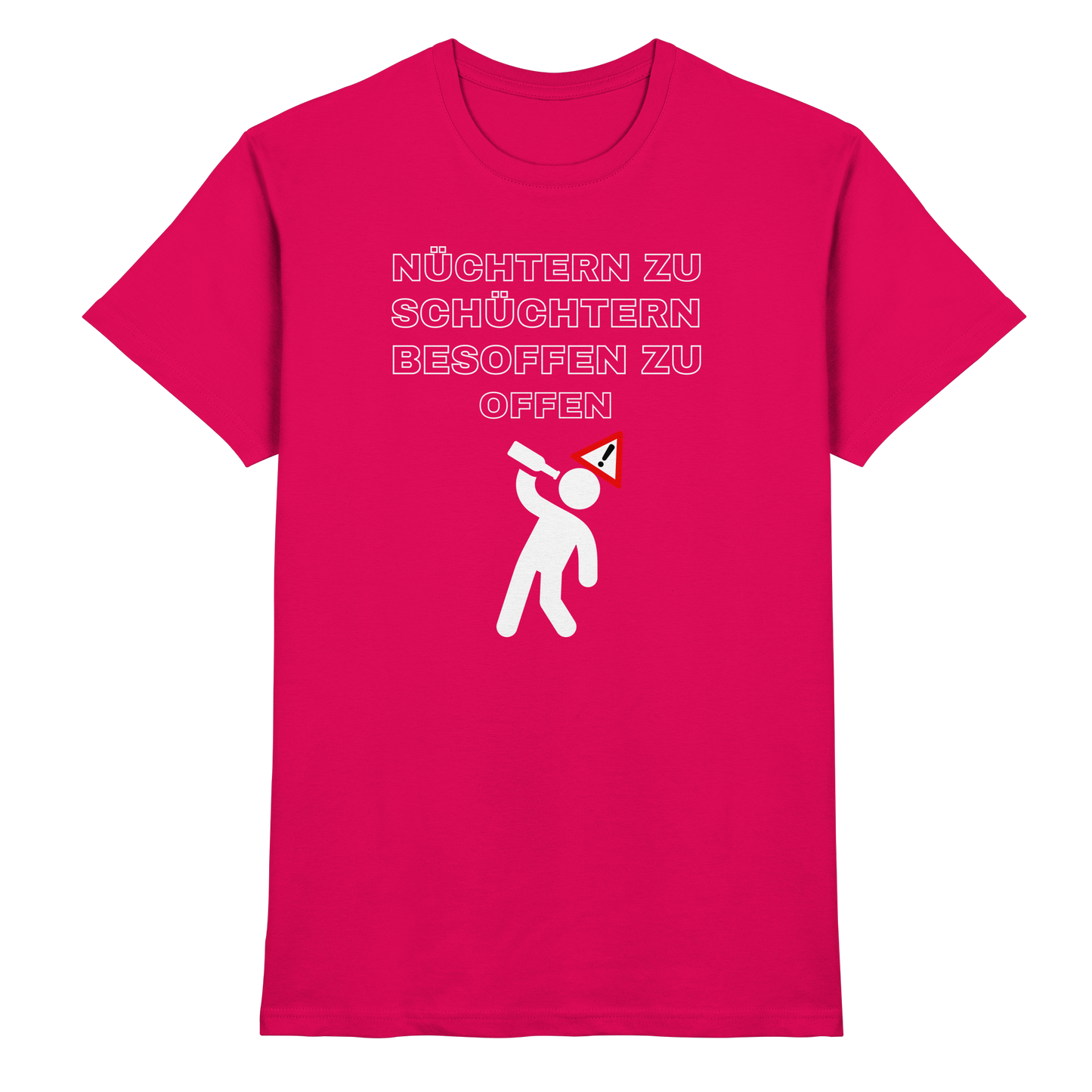 Shirt - 'besoffen zu offen'