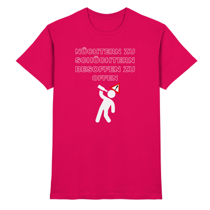Shirt - 'besoffen zu offen'