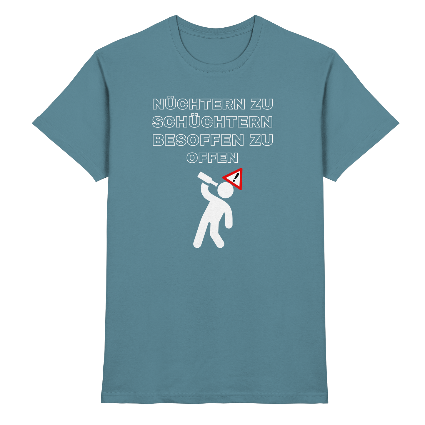 Shirt - 'besoffen zu offen'