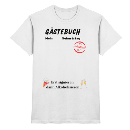 Shirt - 'Gästebuch'